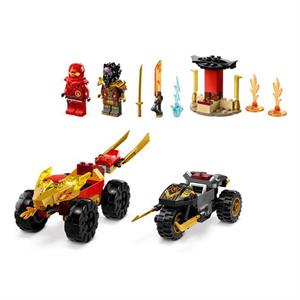Lego Ninjago Kai and Ras's Car and Bike Battle 71789
